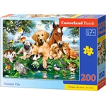 Castorland Пъзел Castorland от 200 части - Приятели край реката през лятото (B-222063) - baby