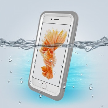 Pouzdro SES Vodotěsné Apple iPhone 7 Plus s ovládáním - bílé