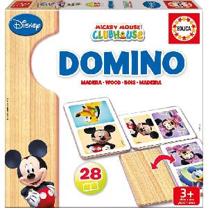 Educa Детска игра Educa - Мики и приятели, Домино, 28 части (EDU16037)