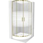 Mexen Rio 80x80 cm + tray round