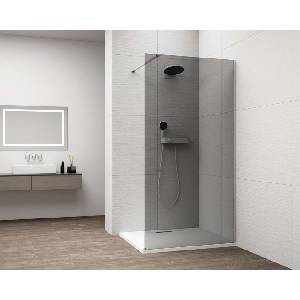 POLYSAN Esca - Душ кабина Walk-In 80x210 см, Antidrop, пушено стъкло/хром ES1280-01 (ES1280-01)
