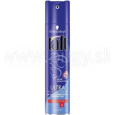 Taft Ultra Hairspray lak na vlasy ultra silno tužiaci 250 ml
