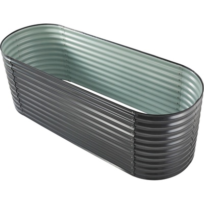 LANIT PLAST Vyvýšený záhon LANITPLAST WAWE 248 80x240x82 cm šedý