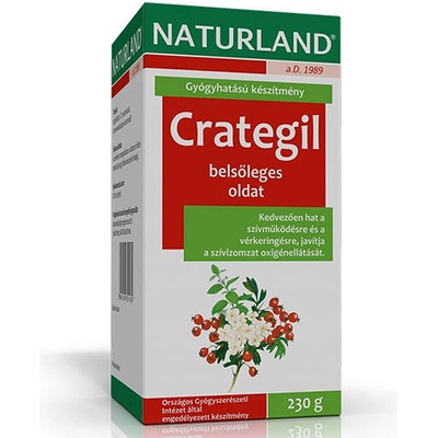 Naturland Сърдечен тонус и спокойствие с глог и маточина Crategil, 230 g (301432 NTRL)