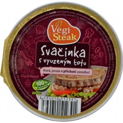 VETO ECO Vegi steak svačinka s vyuzeným tofu 120 g – Zbozi.Blesk.cz