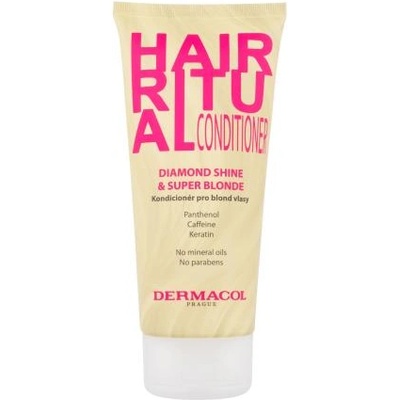 Dermacol Hair Ritual Super Blonde Conditioner 200 ml балсам за блондинки за жени
