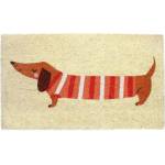 Rex London Изтривалка от кокосови влакна 43x73 cm Sausage Dog - Rex London (30570)