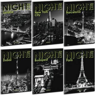 Ars una Zošit A4 linajkový Nightlife
