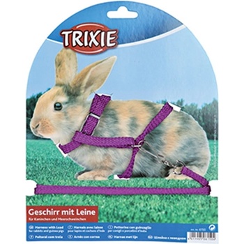 Trixie postroj králik zakrslý nylon + vodítko 8mm/1,20m