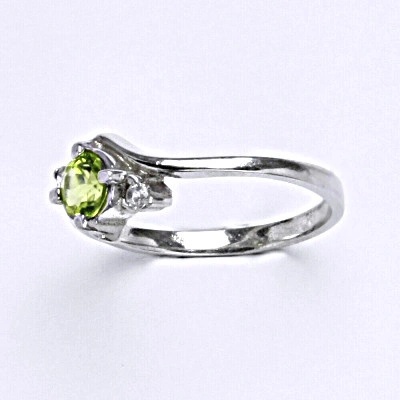 Čištín Stříbrný s přírodním olivín, T 1164