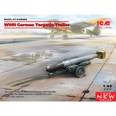 ICM German WWII Torpedo Trailer 1:48