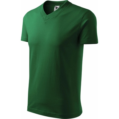 Malfini 102 V-Neck fľaškovozelená
