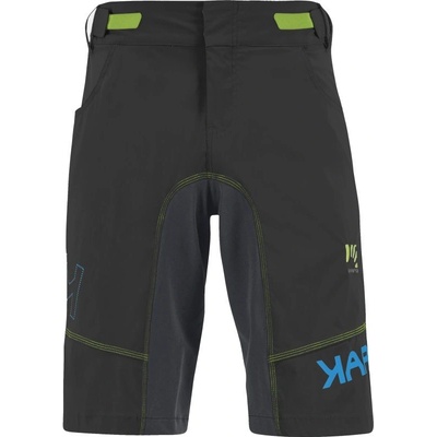 Karpos Ballistic Evo shorts Black/Ombre Blue/Green Fluo