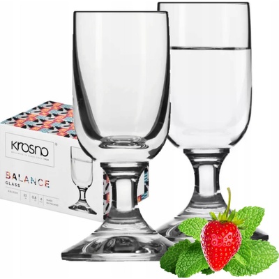 KROSNO Súprava panákov na stopke 6 x 20 ml