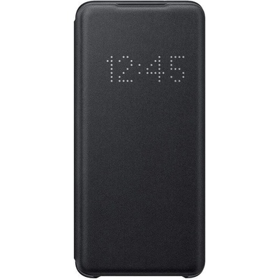 Samsung LED View Cover EF-NG980PB - оригинален калъф през който виждате информация от дисплея за Samsung Galaxy S20 (черен)