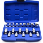 GEKO Комплект вложки и накрайници 1/2" torx 19 бр 14106 (g13565)