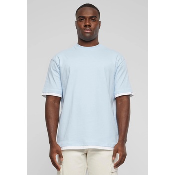 DEF Тениска DEF Visible Layer T-Shirt light blue/white XXLUB-DFTS237-03036 - Тъмносив, размер S