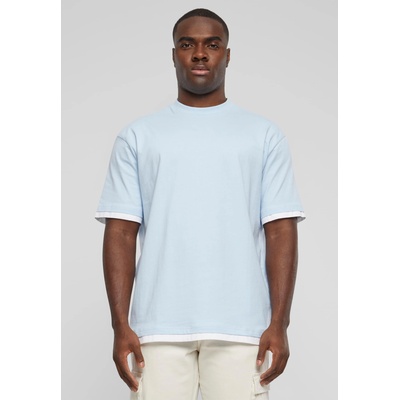DEF Тениска DEF Visible Layer T-Shirt light blue/white XXLUB-DFTS237-03036 - Тъмносив, размер S