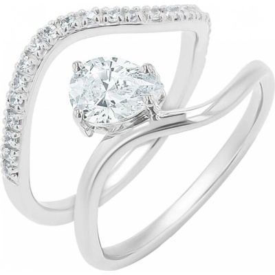Eppi Romantický zásnubný set prsteňov s diamantmi Darya RE48920