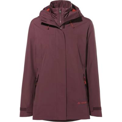 Vaude Дамско 3-в-1 яке Vaude Women's Neyland 3in1 Jacket 3-in-1 jacket - Dark Oak - размер 34 (EU) (104-5123-0511)