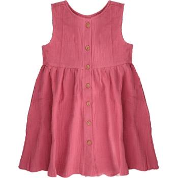 maximo Детска рокля maximo Kids' Mini Girls' Embroidered Muslin Dress - Foxglove - размер 134/140 (701-4485-0313)