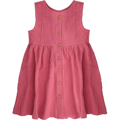 maximo Детска рокля maximo Kids' Mini Girls' Embroidered Muslin Dress - Foxglove - размер 134/140 (701-4485-0313)