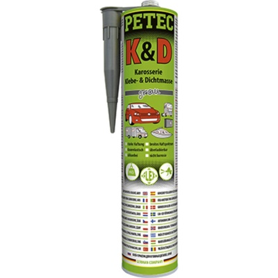 PETEC 94630 Karosářská těsnicí a lepicí hmota šedá 310 ml