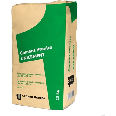 Hranice UNICEMENT CEM II/B-LL 32,5 R Cement portlandský směsný 25 kg