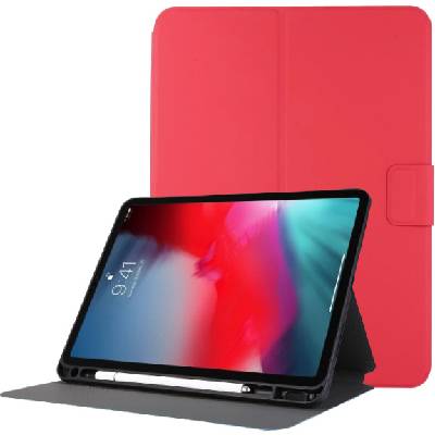 Калъф от PU кожа със стойка и място за Apple Pencil за iPad Pro 11" (2018-2022) - червено (49682)
