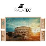 Malatec Дървена дъска за редене на пъзели - маса и органайзер с чекмеджета Malatec 21650 (21650)
