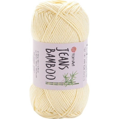 YARNART Jeans Bamboo 103 Cream Плетива прежда (Jeans Bamboo 103)