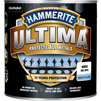 Hammerite Ultima 3v1 lesklá 2,2 l biela