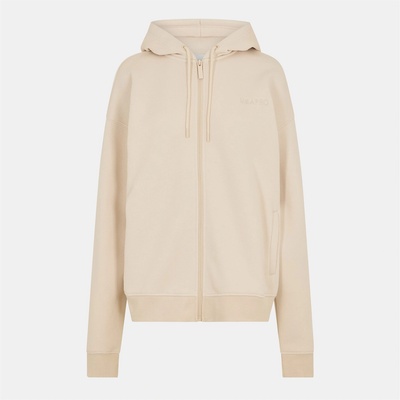 USA Pro Дамски суичър USA Pro Oversized Hoodie Womens - Cream