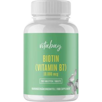 Vitabay Биотин 10000 g 200 таблетки | Vitabay (VB1526)