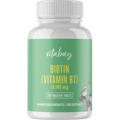 Vitabay Биотин 10000 g 200 таблетки | Vitabay (VB1526)