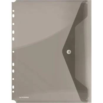 DONAU Калъф за документи a4, pp, патент, с щипка, donau, дим 8540001pl-02 (8540001pl-02)
