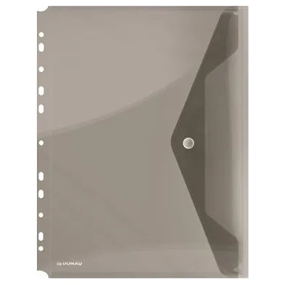 DONAU Калъф за документи a4, pp, патент, с щипка, donau, дим 8540001pl-02 (8540001pl-02)
