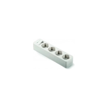 Famatel 2528 с превключвател бял 16a-250v четиристранна заземена разпределителна кутия (2528)