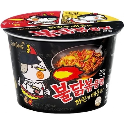Samyang Buldak Original Bowl extra pálivé kuřecí nudle v misce 105 g