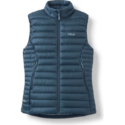 Rab Дамски пухен елек Rab Women's Microlight Vest Down vest - Tempest Blue - размер 38 (EU) (132-1613-0212)