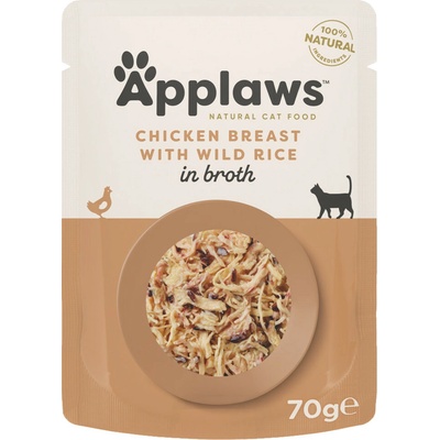 Applaws Cat kuřecí prsa a divoká rýže ve vývaru 70 g
