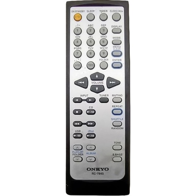 GENERAL Onkyo rc-784s, cr-545, cr-546, cs-545 + управление на телевизор (мини телевизор) - дистанционно управление дубликат (rc-784s, cr-545, cr-546, cs-545 + управление на телевизор (мини телевизор))