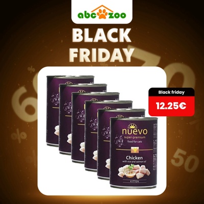 NUEVO CAT Kitten Kuracie 6 x 400 g