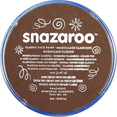 Snazaroo metalická barva na obličej 18 ml Černá