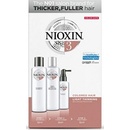 Kosmetické sady Nioxin System 3 Color Safe šampon 300 ml + revitalizér pokožky 300 ml + Kúra na mírně řídnoucí vlasy 100 ml dárková sada