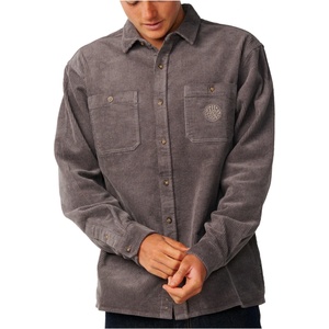 Rip Curl Мъжка риза с копчета Rip Curl Premium Surf Cord L/S Shirt - Deep Mushroom - размер XXL (033-3085-0415)