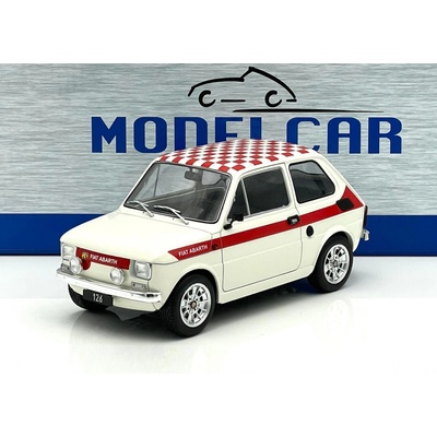 Mcg Fiat 126 Abarth Look 1972 Bílá 1:18