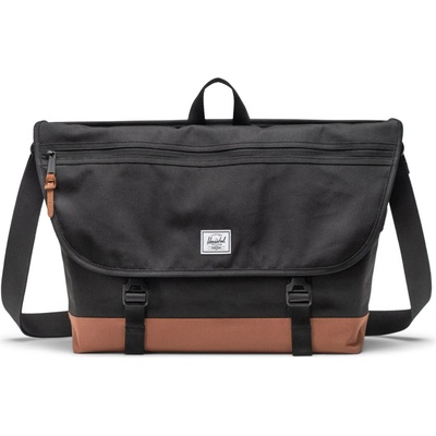 Herschel Cove Messenger Navy/Saddle brown 23l