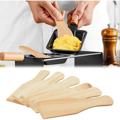Perfect Home Súprava drevených špachtlí RACLETTE, 6ks, 50194