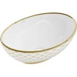 Mexen Elza 40x33 cm white/gold grid pattern (21014009)